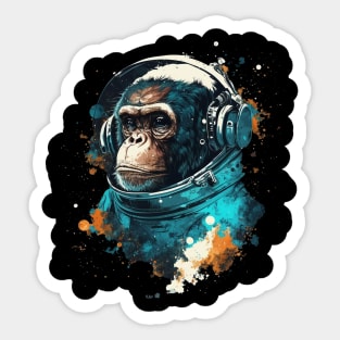 space monkey Sticker